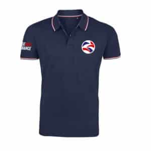 POLO (homme) - Association du dodgeball français - Navy - PRESTIGE MEN