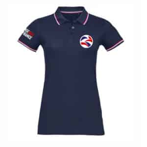POLO (femme) - Association du dodgeball français - Navy - PRESTIGE WOMEN
