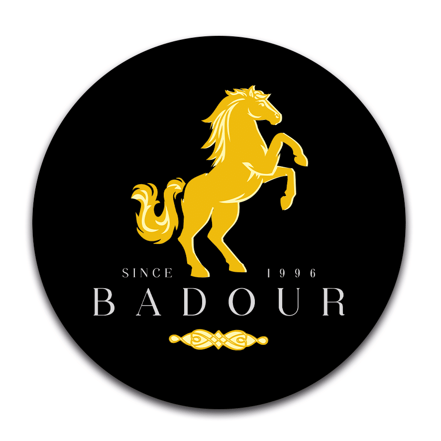 STICKER ROND – Ferme equestre du badour – STI001 – Image 2