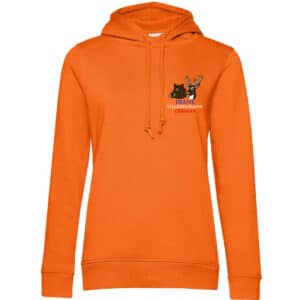 SWEAT A CAPUCHE (femme) – Diane Villespassans et cébazan - Orange - BCW34B