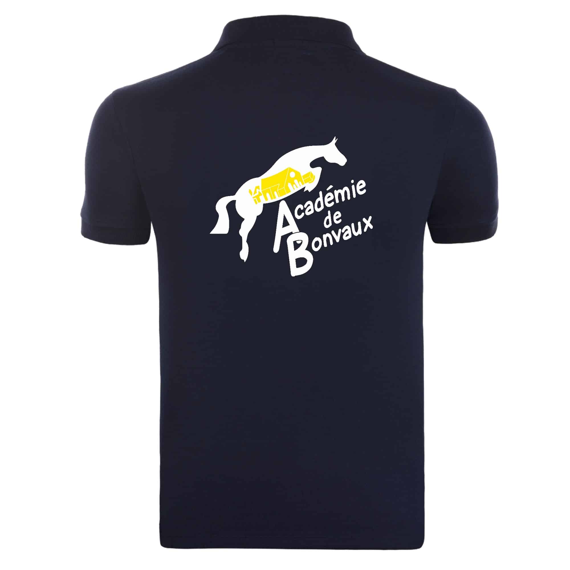POLO (homme) - Académie de Bonvaux - Navy - BCID1 – Image 3