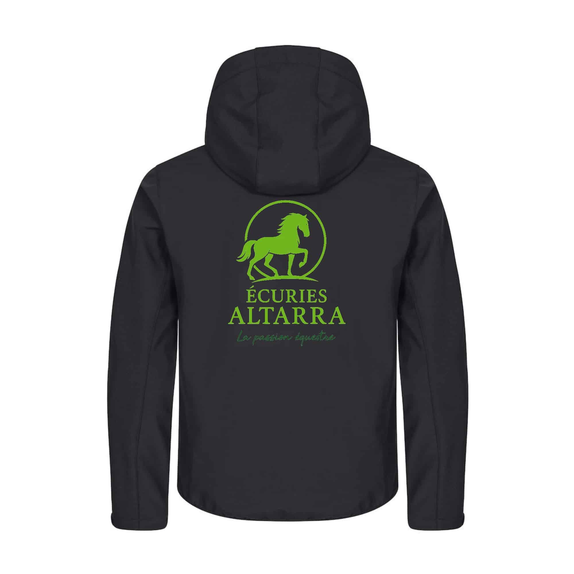 SOFTSHELL "Classic" (homme) - Ecuries Altarra - Noir - 0200912 – Image 3