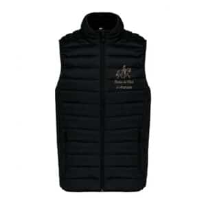 DOUDOUNE SANS MANCHES (femme) - Écurie du Clos d’Amarante - Noir - K6114