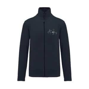 Veste micropolaire zippée (femme) – Anaïs Genevay Photographies - Navy – K907