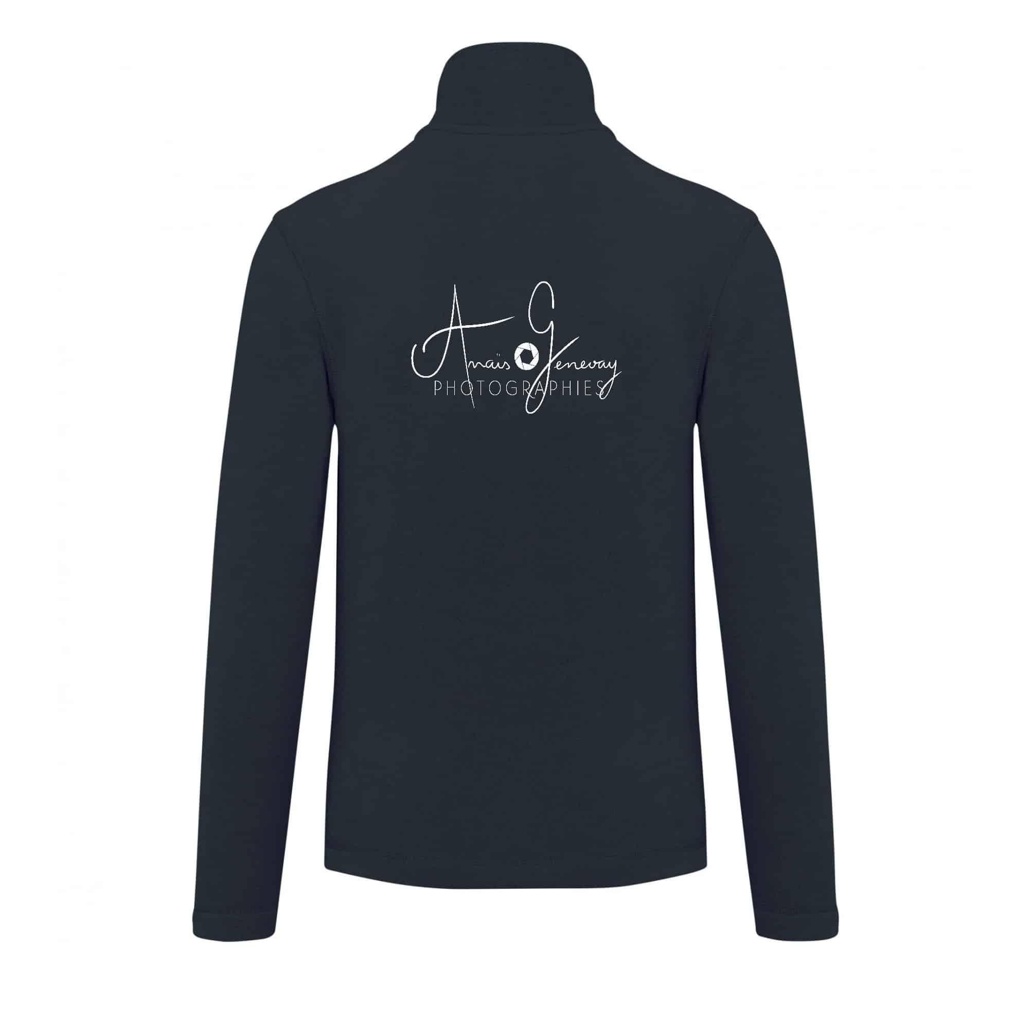 Veste micropolaire zippée (homme) – Anaïs Genevay Photographies - Navy – K911 – Image 3