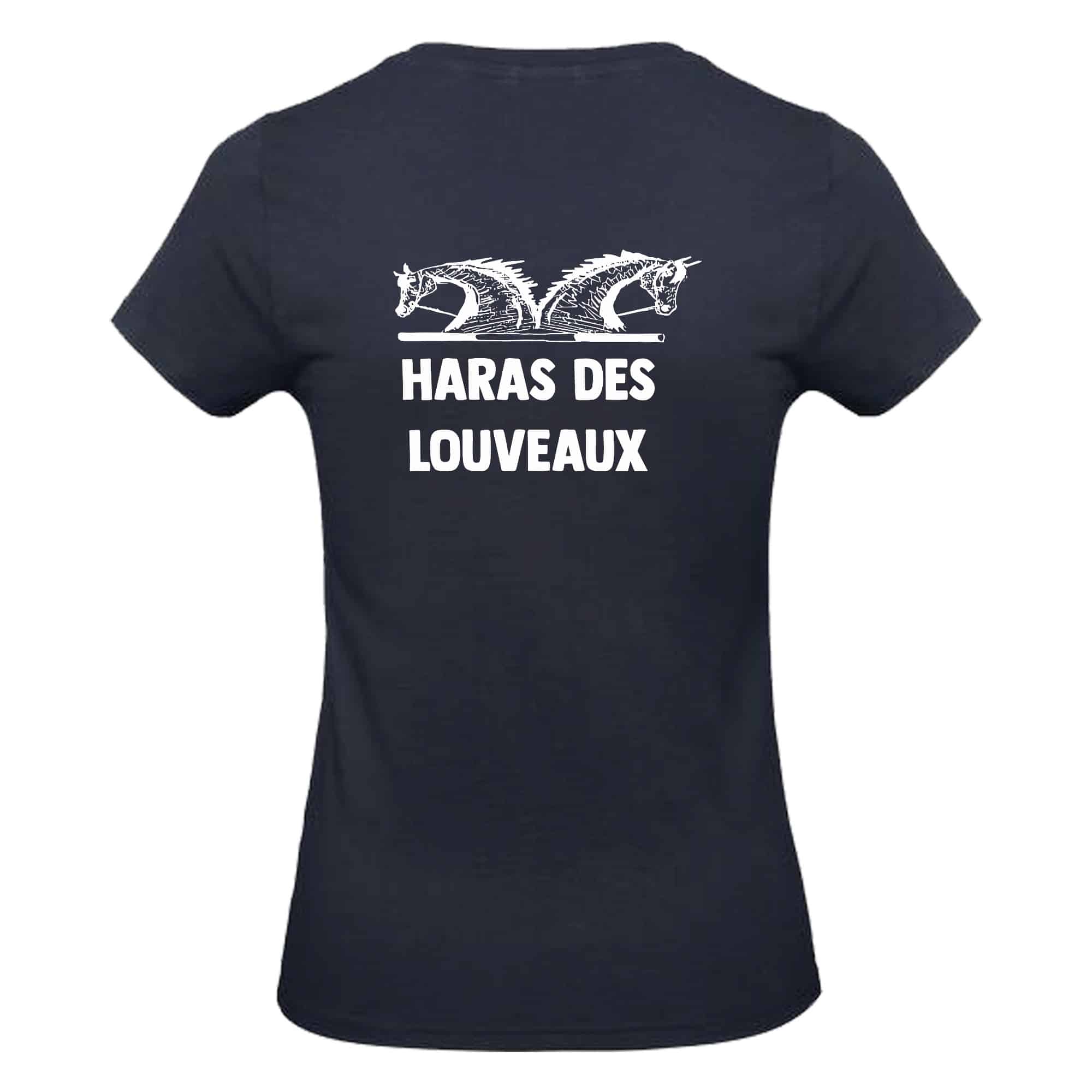 T-SHIRT (femme) - Au Galop les Louveaux - BC04T – Image 3