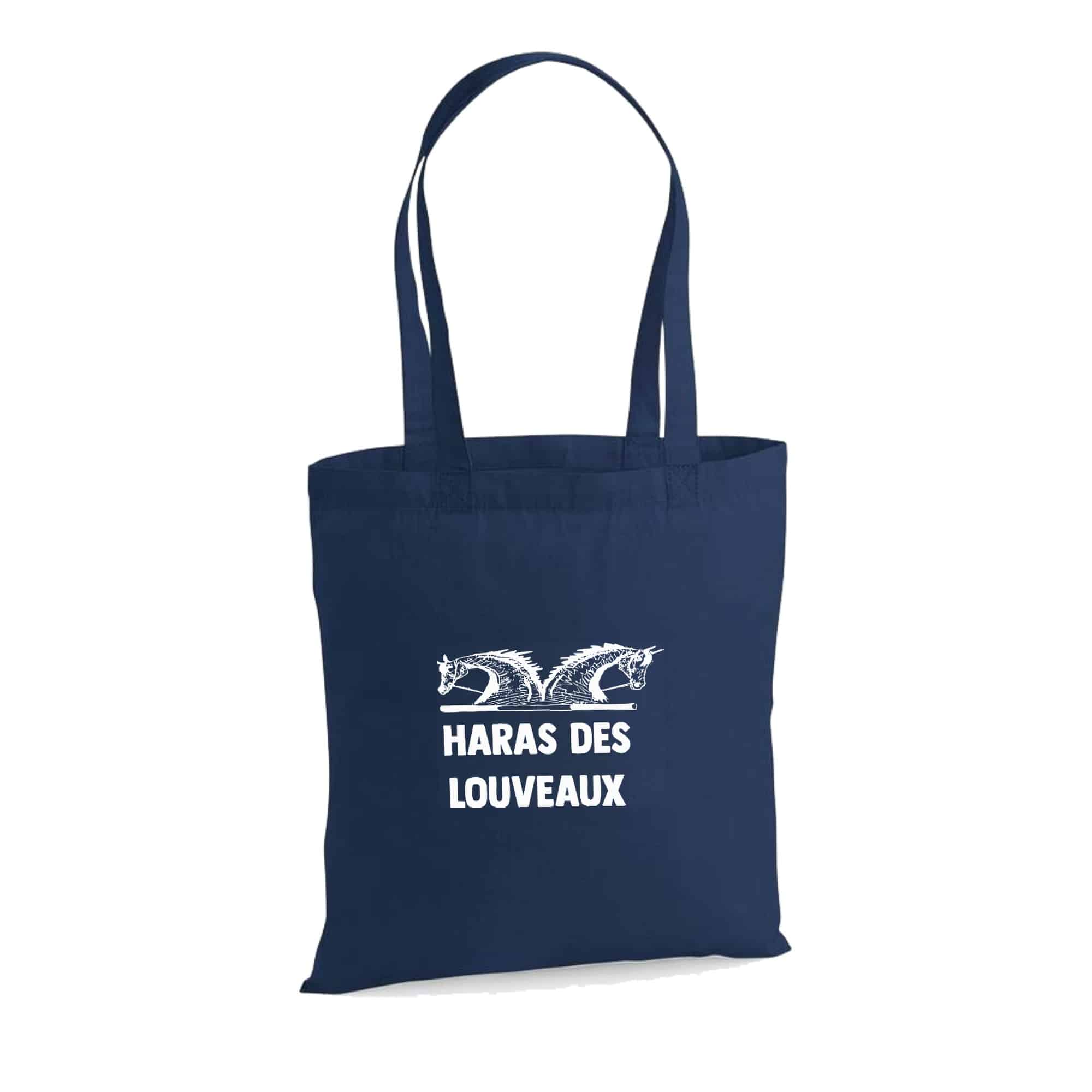TOTE BAG - Au Galop les Louveaux - Navy - WM101