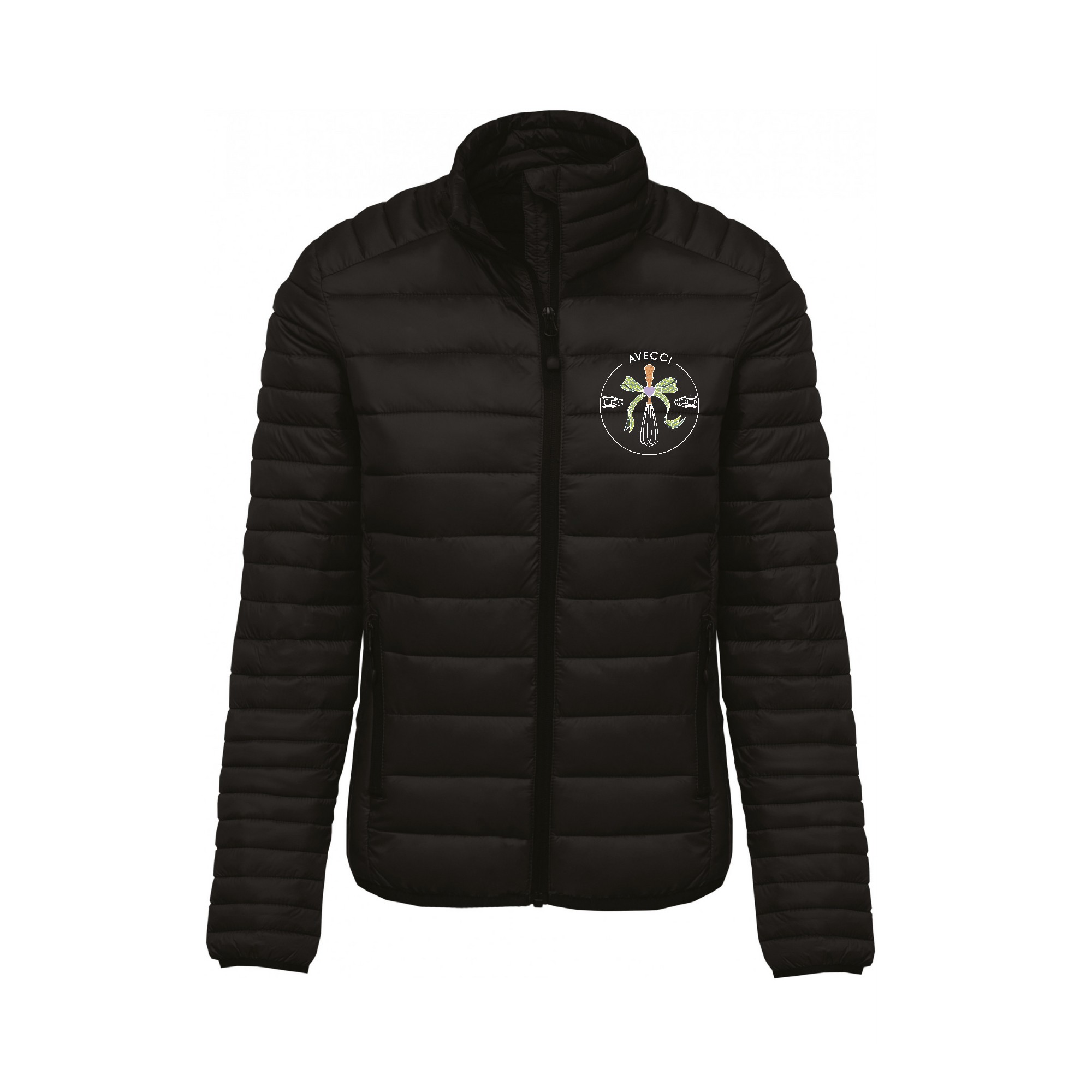 DOUDOUNE AVEC MANCHES (femme) - Avecci Food - Noir - K6121