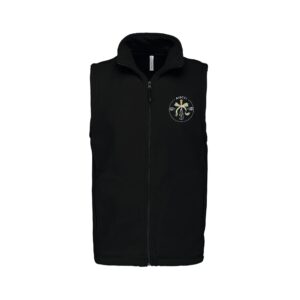 Veste micropolaire zippée sans manches (femme) – Avecci Food - Noir - K906