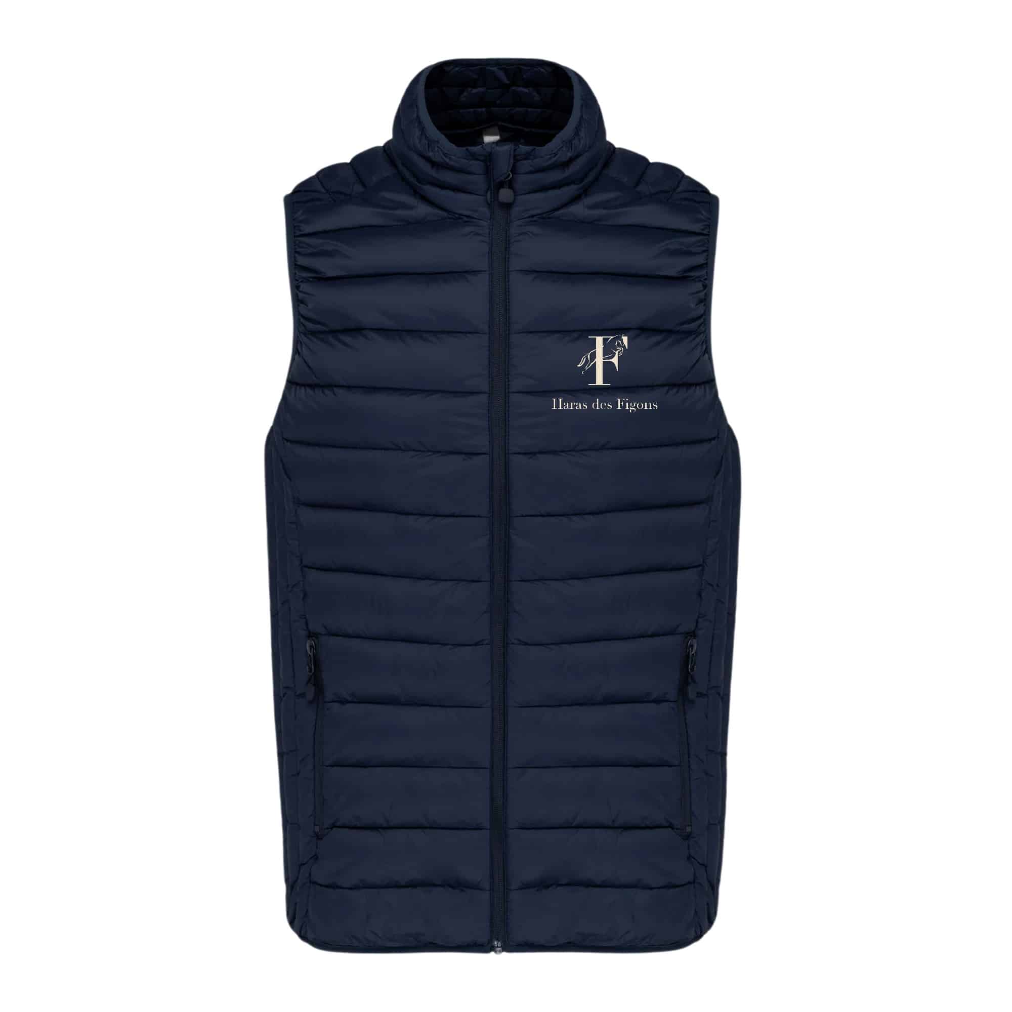 DOUDOUNE SANS MANCHES (femme) - Haras des figons - Navy - K6114