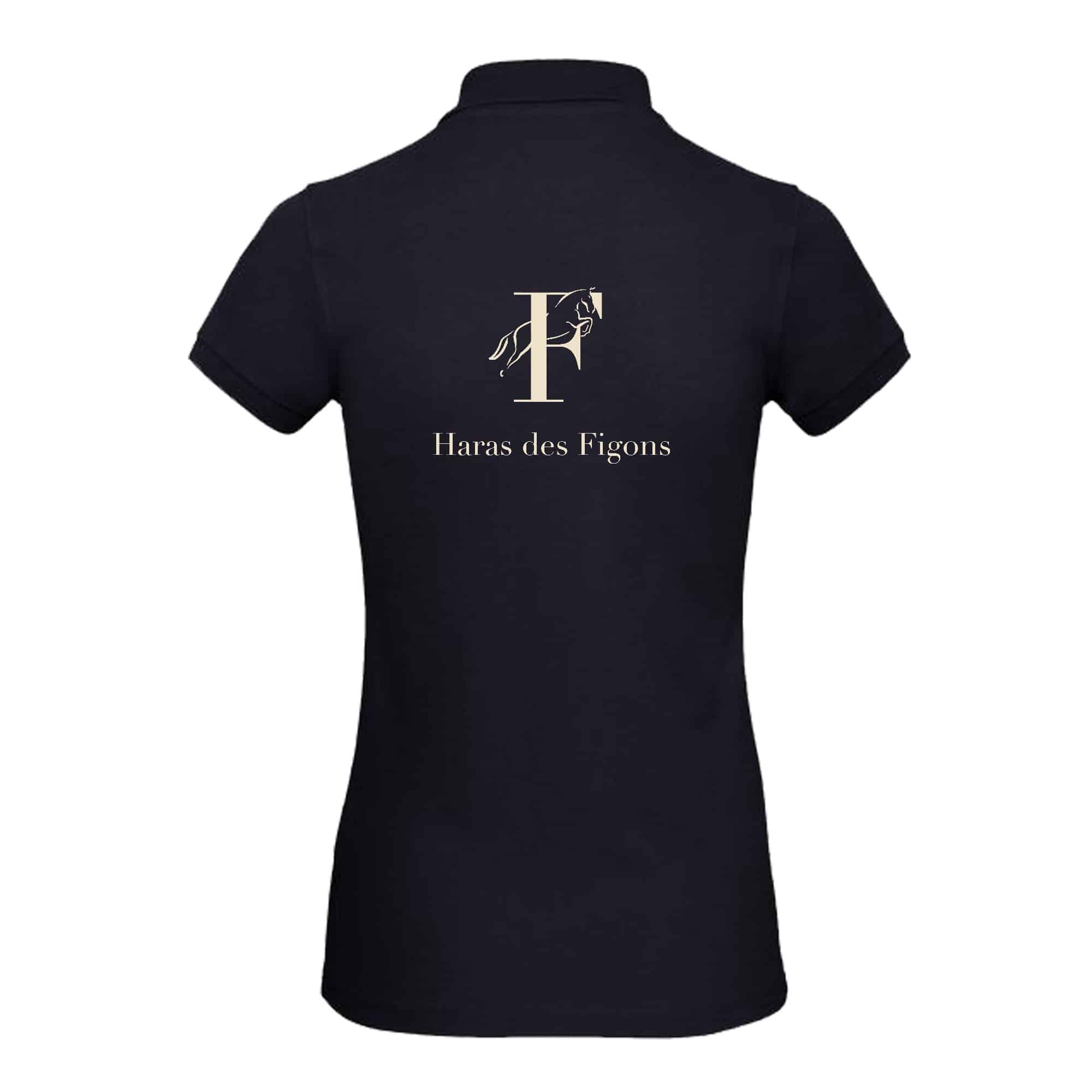 POLO (femme) - Haras des figons - Navy - BCI1F – Image 3