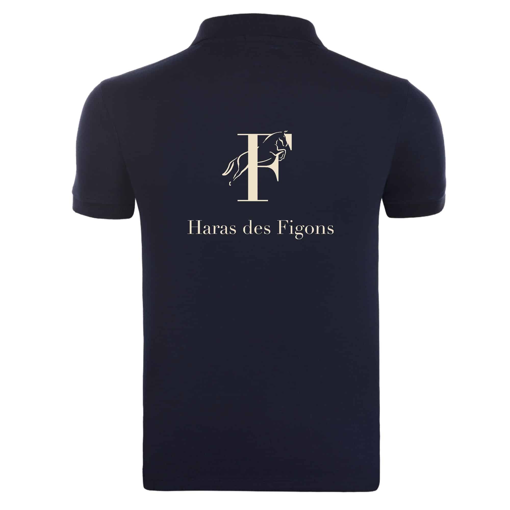 POLO (homme) - Haras des figons - Navy - BCID1 – Image 3