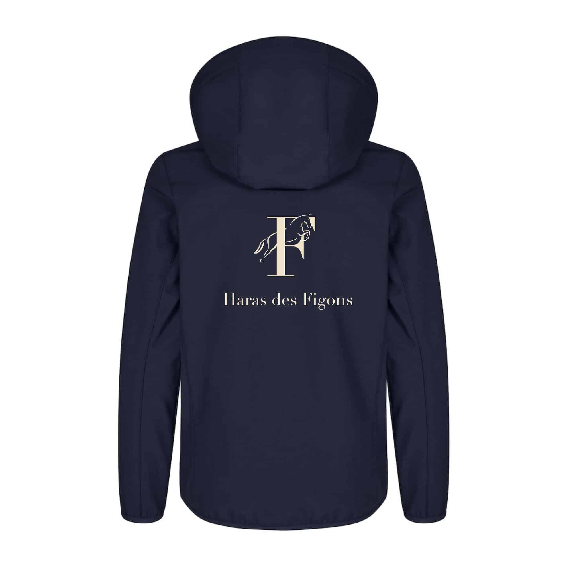 SOFTSHELL "Classic" (enfant) - Haras des figons - Navy - 0200909 – Image 3
