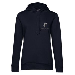 SWEAT A CAPUCHE (femme) - Haras des figons - Navy- BCW34B