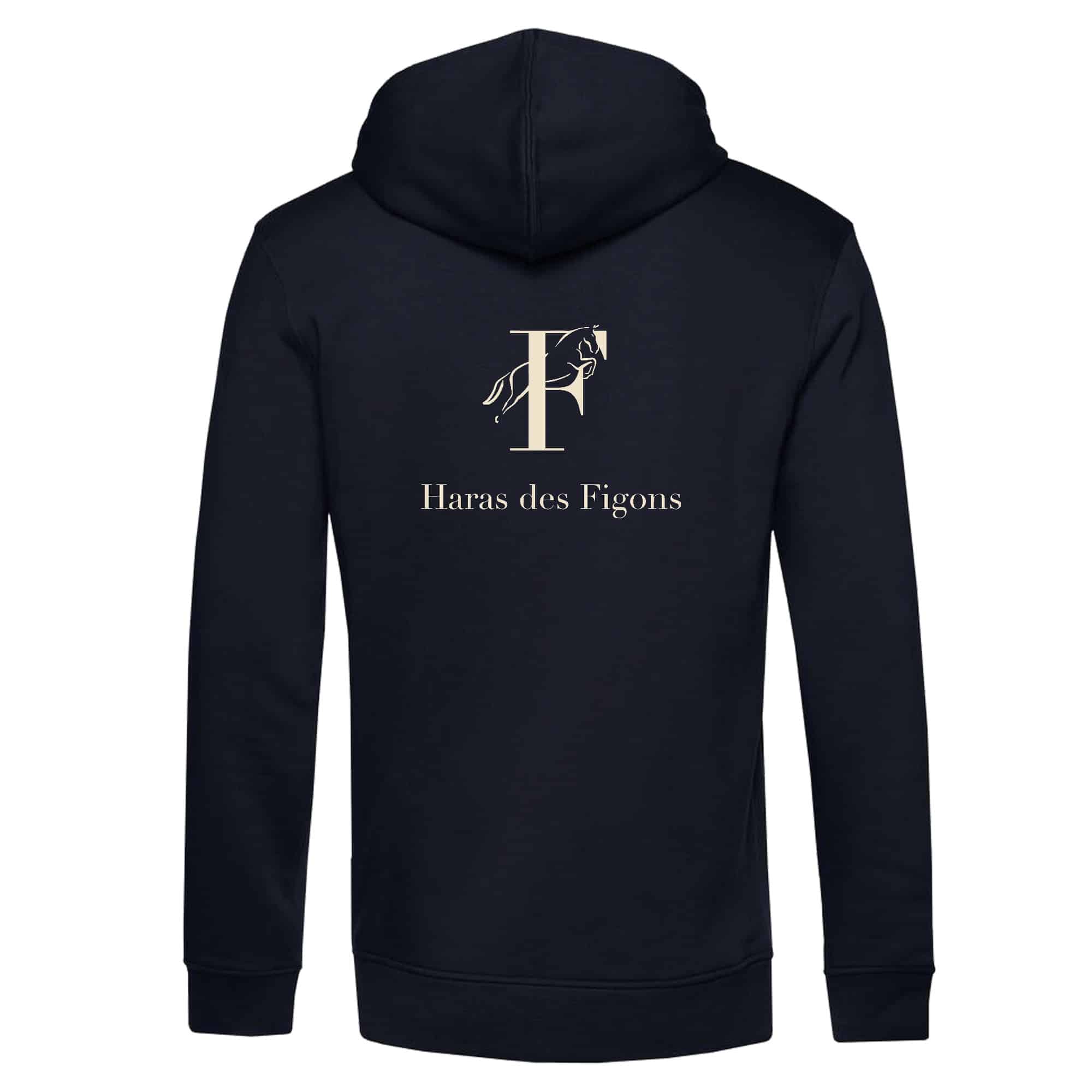 SWEAT ZIPPÉ (enfant) - Haras des figons - Navy - K455 – Image 3