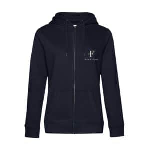 SWEAT ZIPPÉ (femme) - Haras des figons - Navy - BCW03Q
