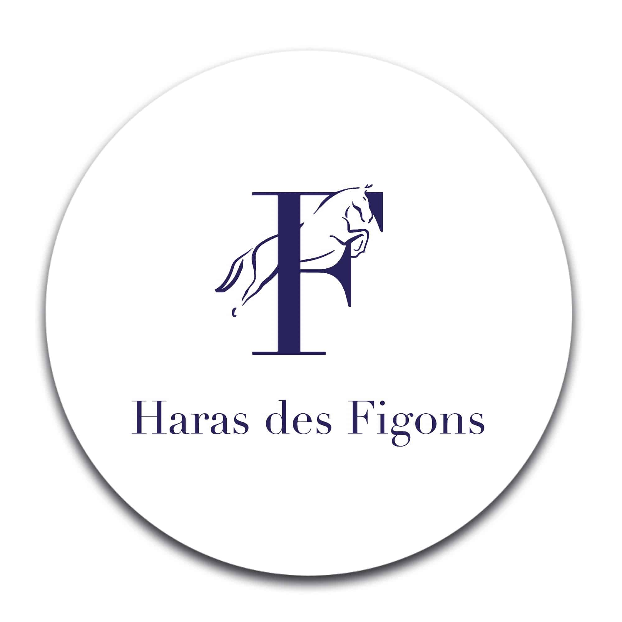 STICKER ROND – Haras des figons – STI001