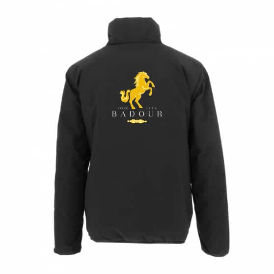 BLOUSON BOMBER (FEMME) - Ferme equestre du badour – Noir - K6123 – Image 2