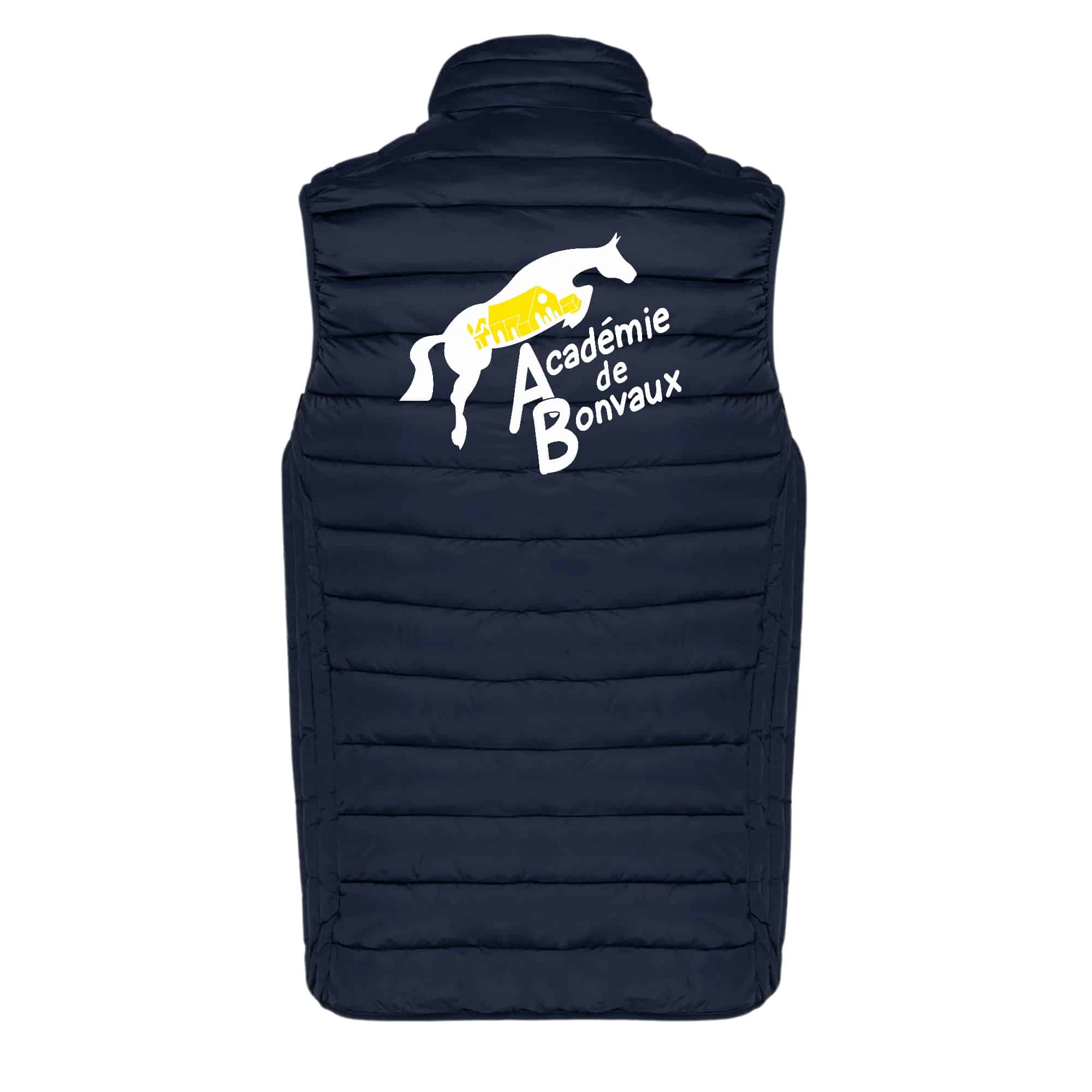 DOUDOUNE SANS MANCHES (homme) - Académie de Bonvaux - Navy - K6113 – Image 3