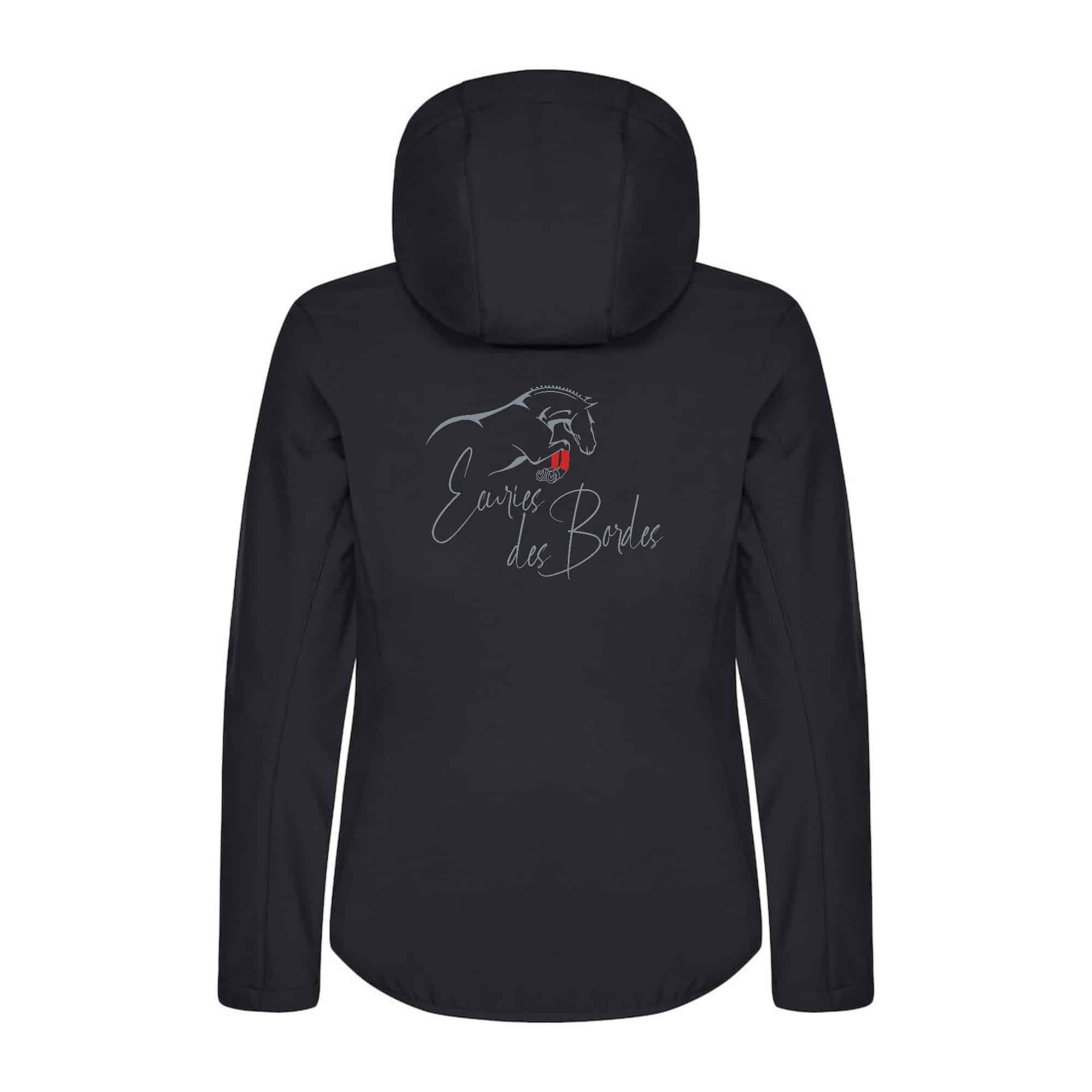 SOFTSHELL "Classic" (femme) - Les Écuries des Bordes - Noir - 0200917 – Image 3