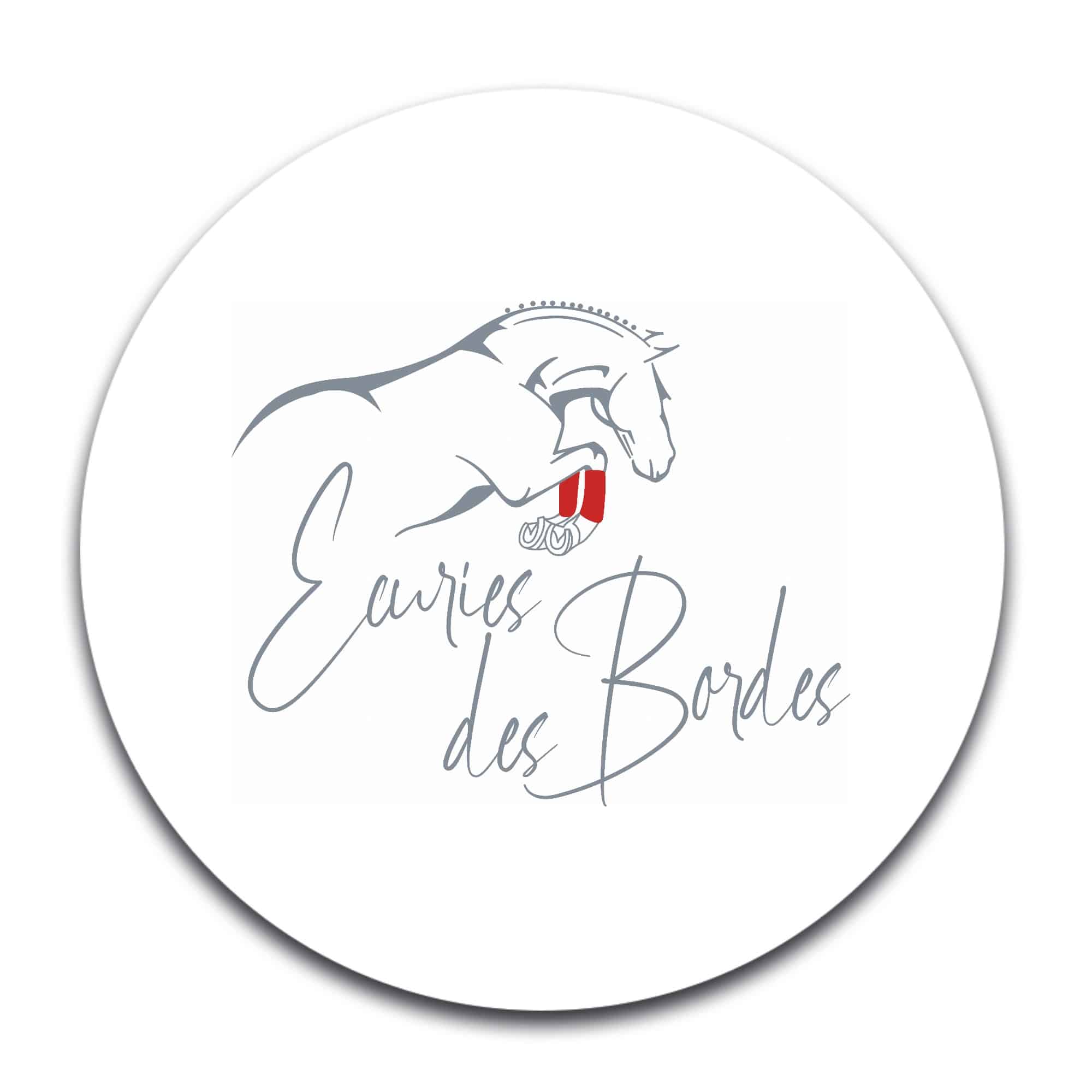 STICKER ROND - Les Écuries des Bordes - STI001