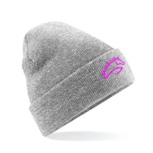 BONNET – Poney-club des Bréats - Gris chiné - BF045