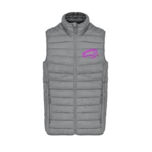 DOUDOUNE SANS MANCHES (femme) - Poney-club des Bréats - Gris chiné - K6114