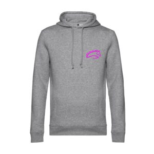 SWEAT A CAPUCHE (enfant) - Poney-club des Bréats - Gris chiné - K477
