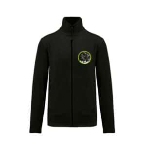 Veste micropolaire zippée (enfant) – ASSOCIATION SPORTIVE CYCLO MAURICIENNE - Noir – K920
