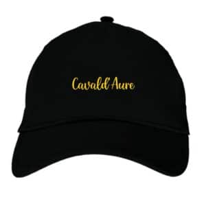 CASQUETTE - Cavald'Aure - Noir - BF015