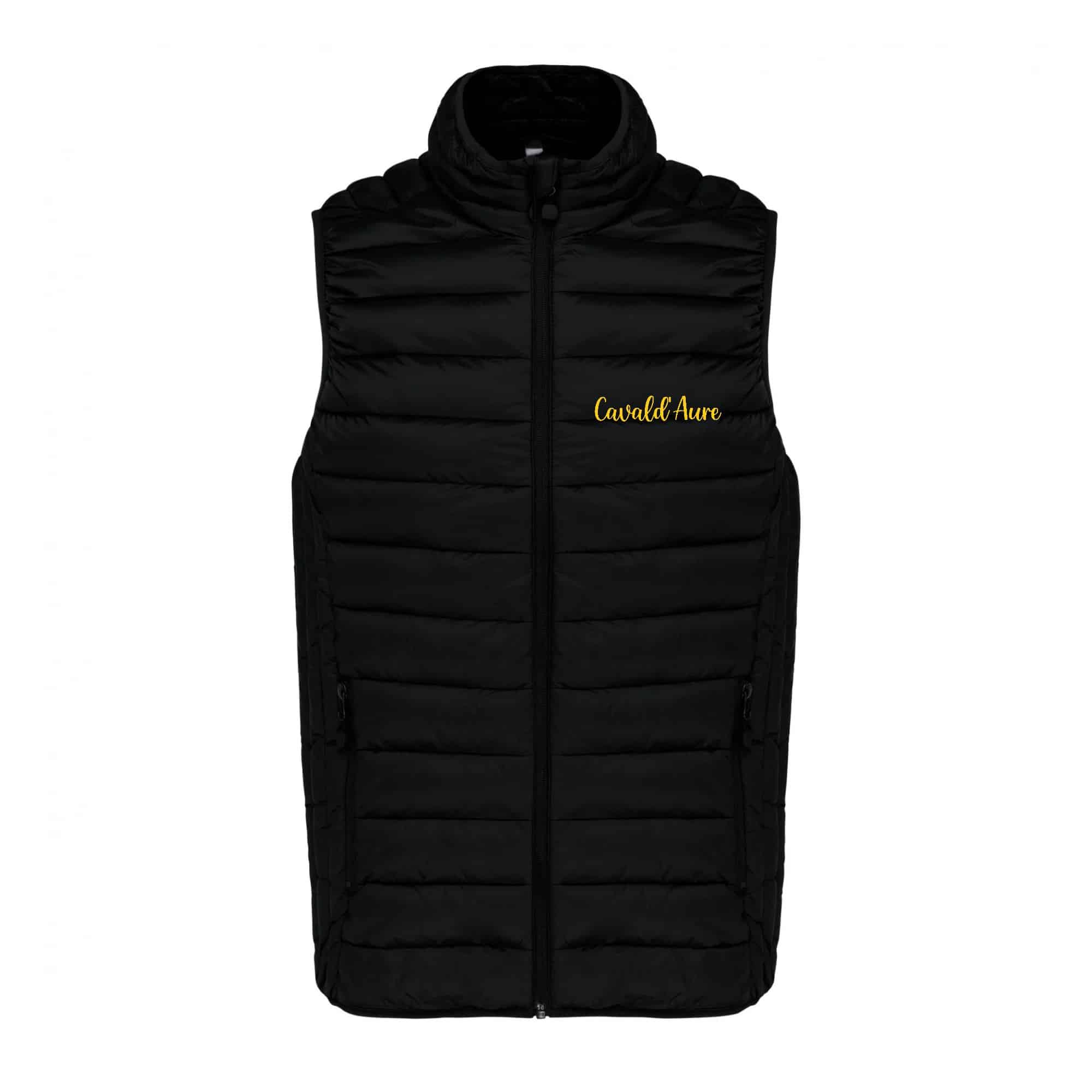 DOUDOUNE SANS MANCHES (homme) - Cavald'Aure - Noir - K6113