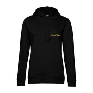SWEAT A CAPUCHE (femme) – Cavald'Aure - Noir - BCW34B