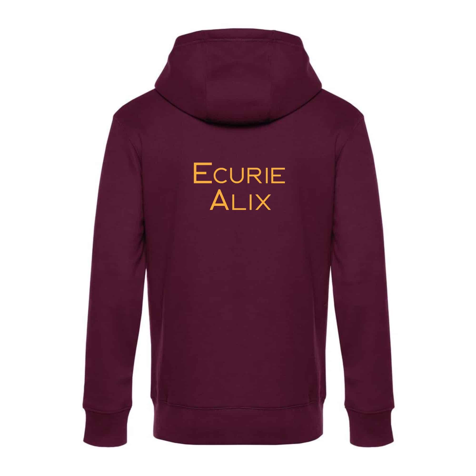 SWEAT ZIPPÉ (Homme) - Centre Equestre de Villefargeau - BCU03K – Image 3