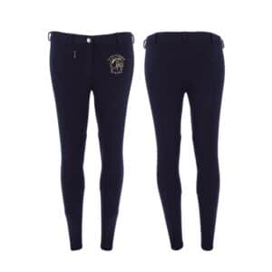 Pantalon d'équitation RIDING WORLD (enfant) - Centre Hippique de la Mer - Noir - 989070