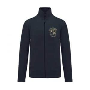 Veste micropolaire zippée (enfant) – Centre Hippique de la Mer - Noir – K920