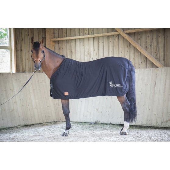 Chemise séchante Riding World maille fine - Ferme Equestre de Maisonnette - Navy - 400705
