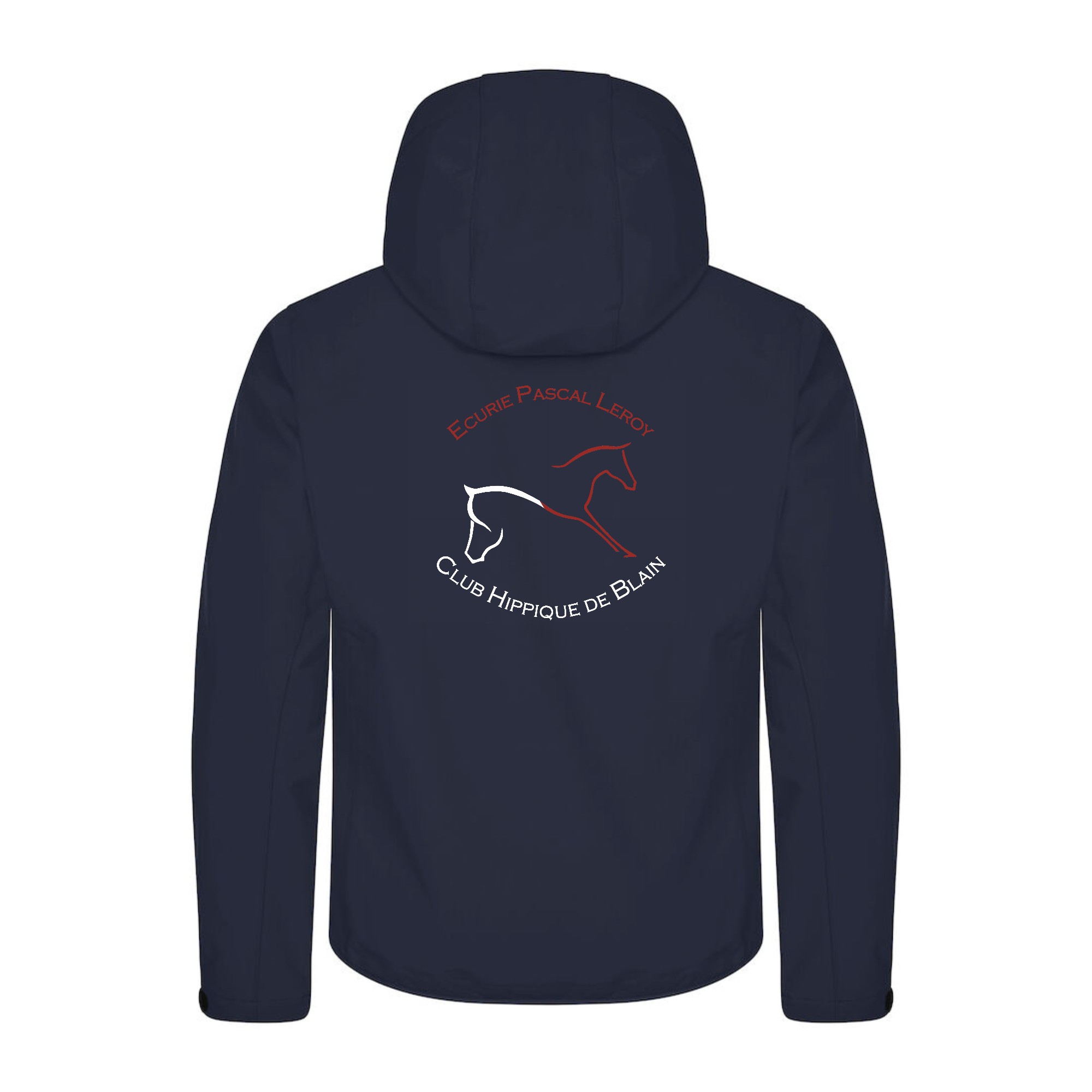 SOFTSHELL "Classic" (homme) - Club Hippique de Blain - Ecurie Pascal Leroy - Navy - 0200912 – Image 3