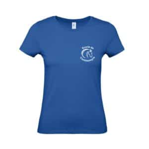 T-SHIRT (femme) - Ecurie de Combeneyre - Bleu roi - BC04T