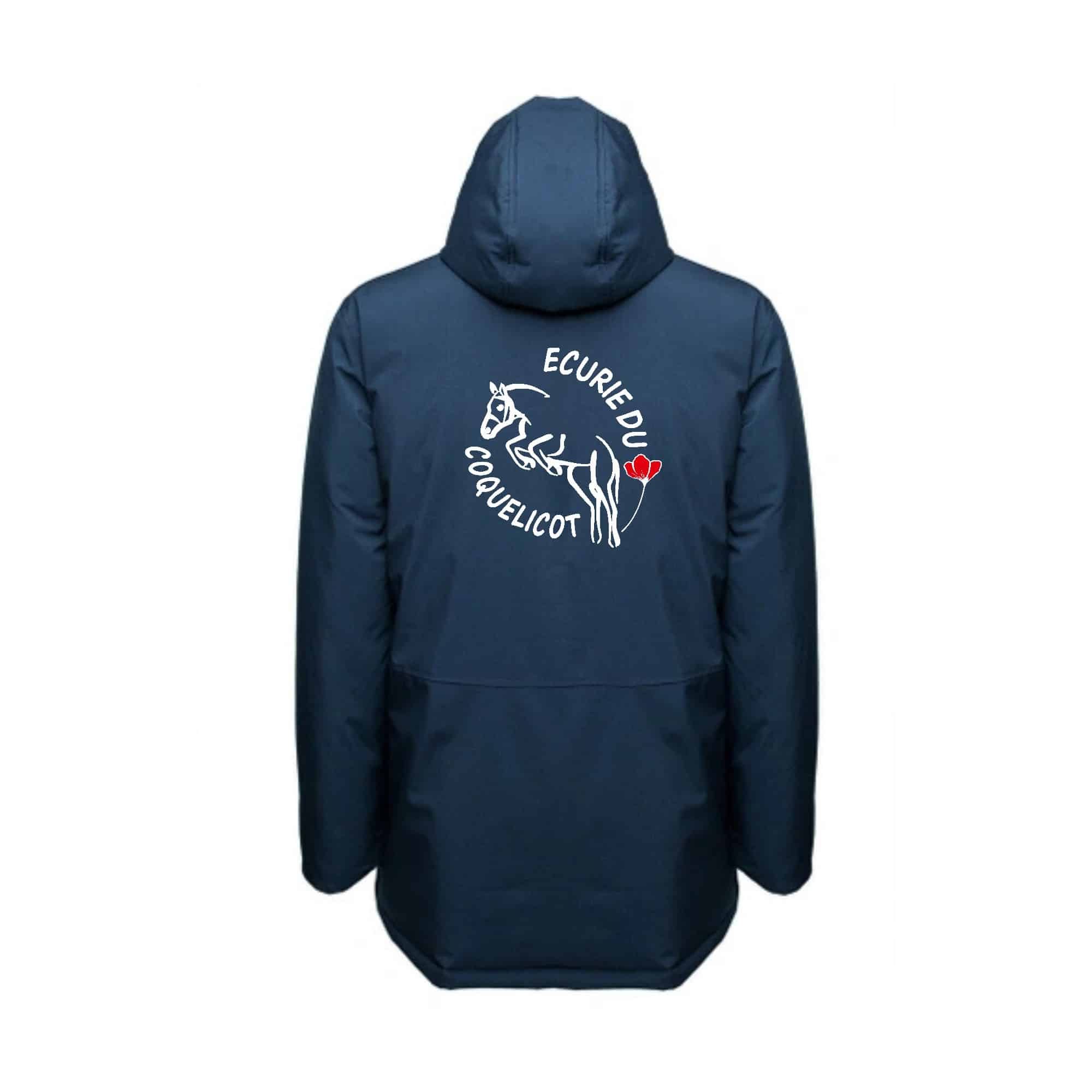 PARKA (unisexe) - earl ecurie du coquelicot - Navy - PK543 – Image 3