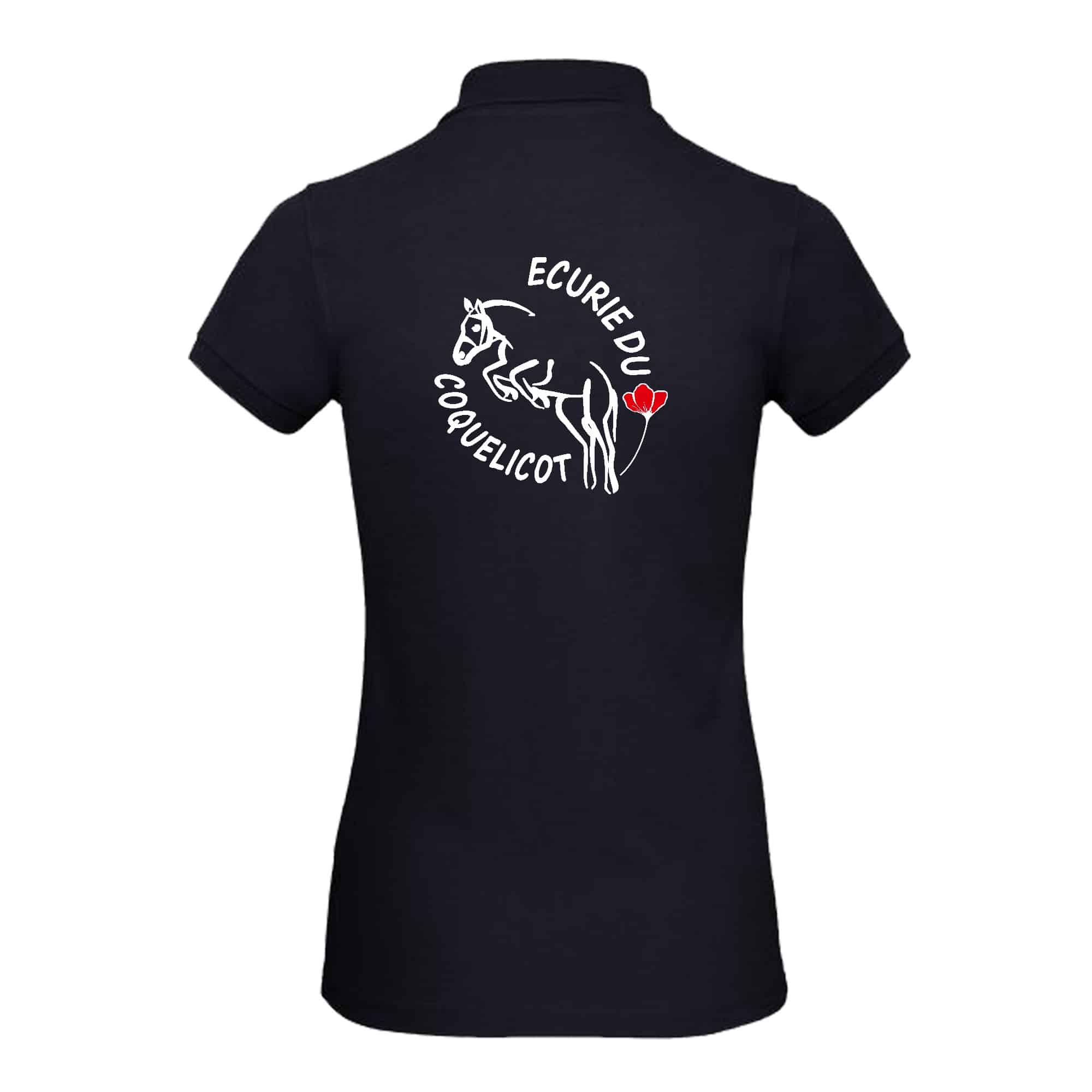 POLO (femme) - earl ecurie du coquelicot - Navy - BCI1F – Image 3