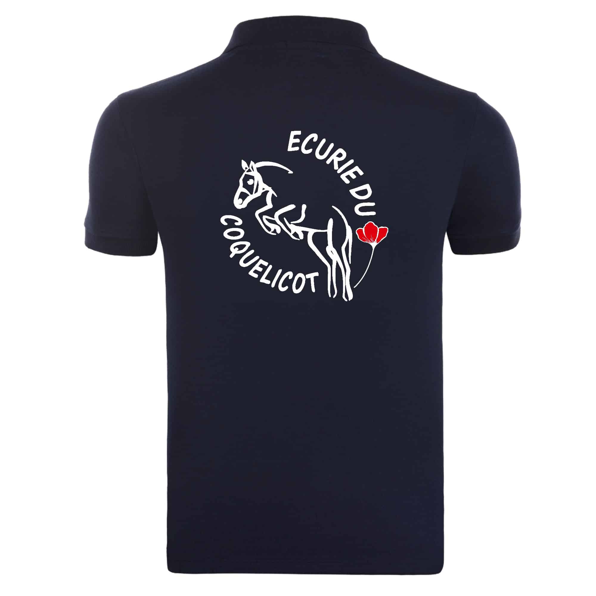 POLO (enfant) - earl ecurie du coquelicot - Navy - BCK424 – Image 3