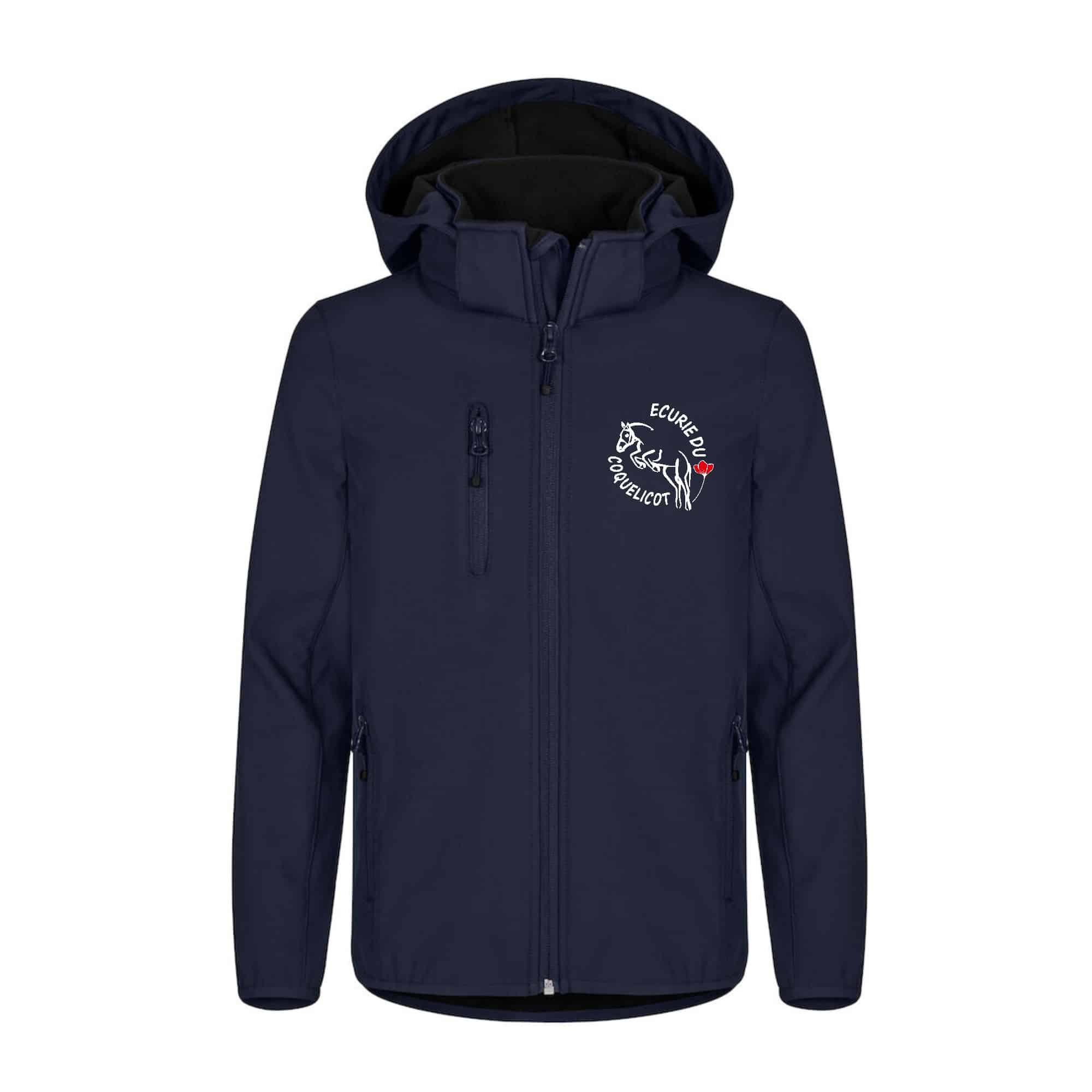 SOFTSHELL ''Classic'' (enfant) - earl ecurie du coquelicot - Navy - 0200909