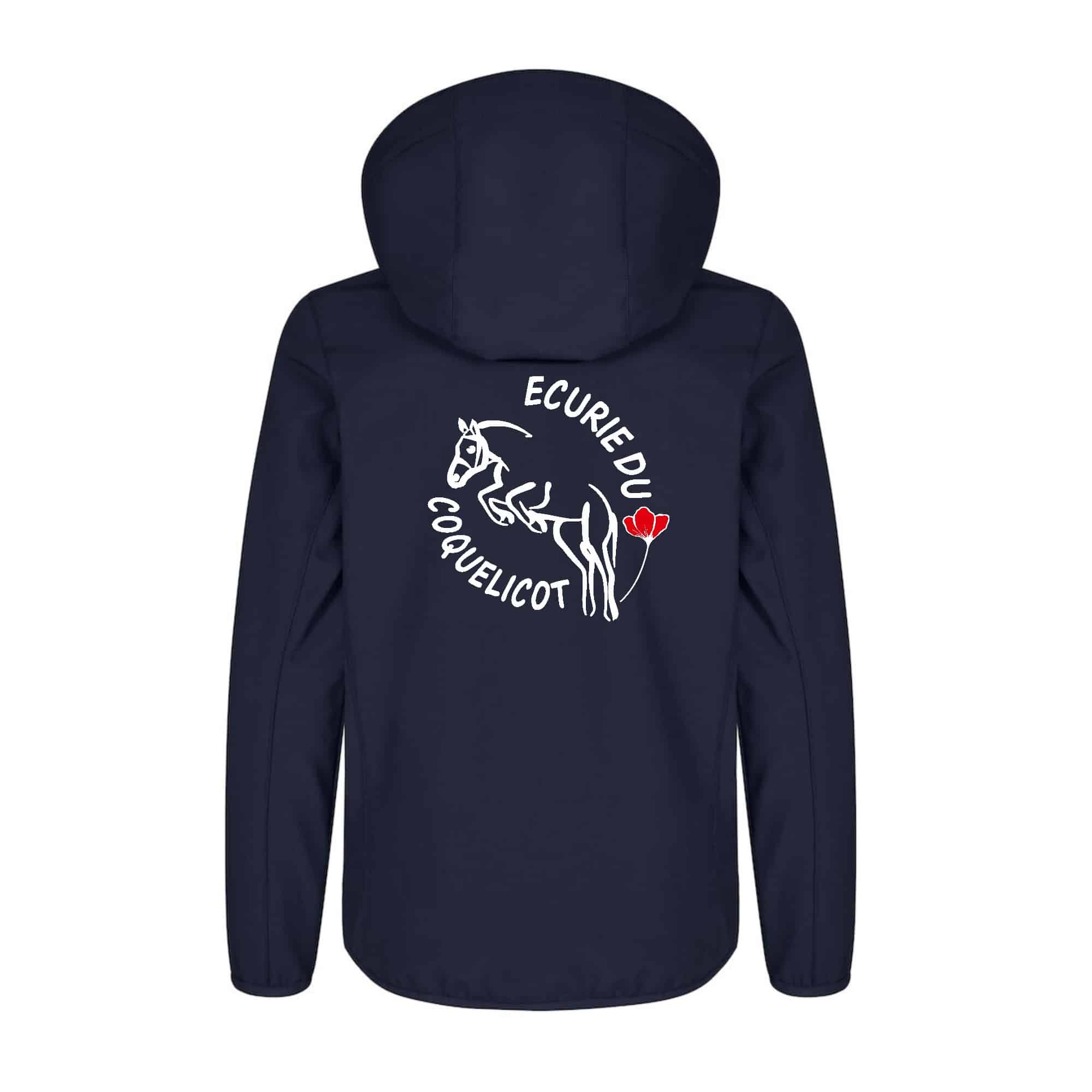 SOFTSHELL ''Classic'' (enfant) - earl ecurie du coquelicot - Navy - 0200909 – Image 3