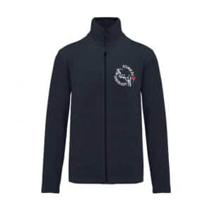 Veste micropolaire zippée (homme) – earl ecurie du coquelicot - Navy – K911