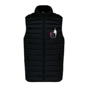 DOUDOUNE SANS MANCHES (enfant) - CSO Danse - Noir - K6115