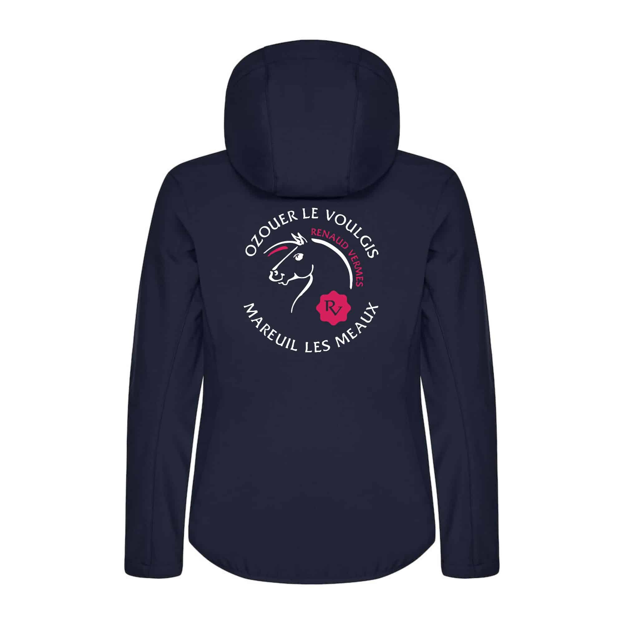 SOFTSHELL "Classic" (femme) - Renaud VERMES Equitation - Navy - 0200917 – Image 3