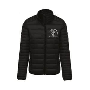 DOUDOUNE AVEC MANCHES (femme) - Écurie de Quém - Noir - K6121