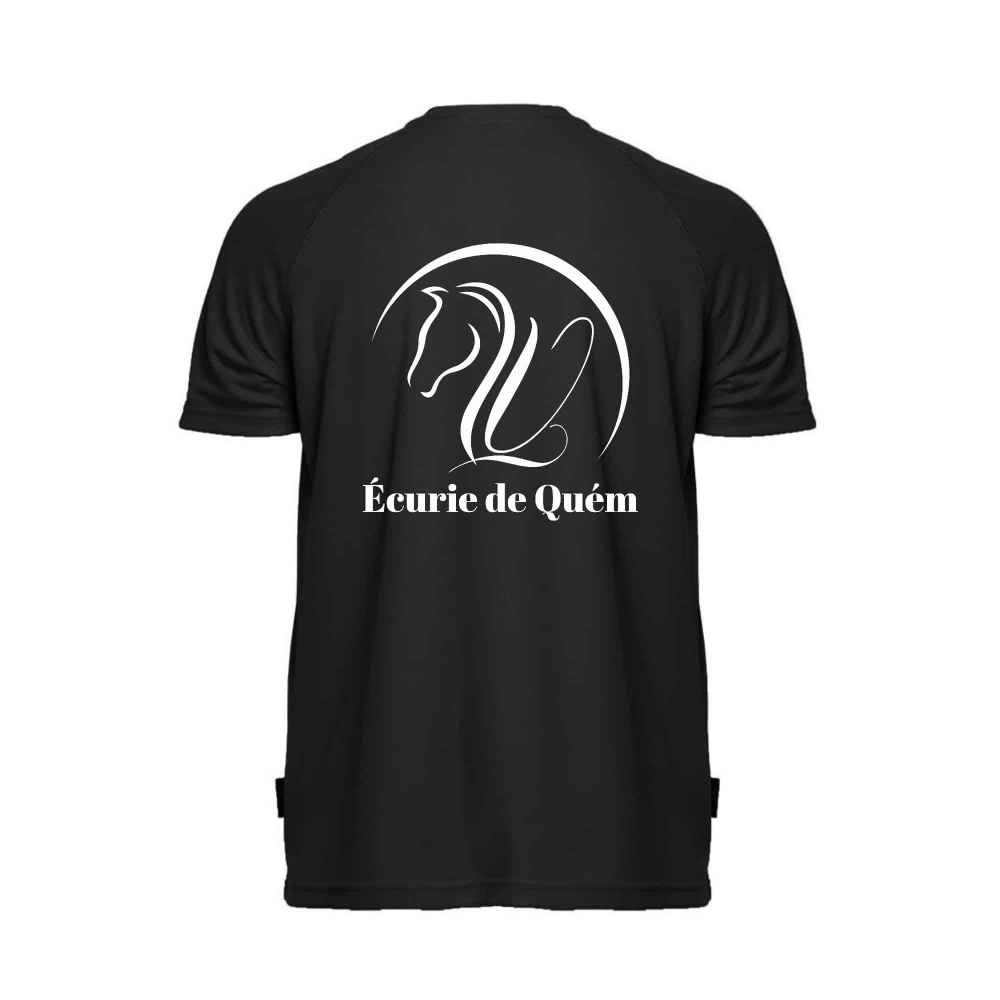 T-Shirt respirant (femme) - Écurie de Quém - Noir - PK141 – Image 3