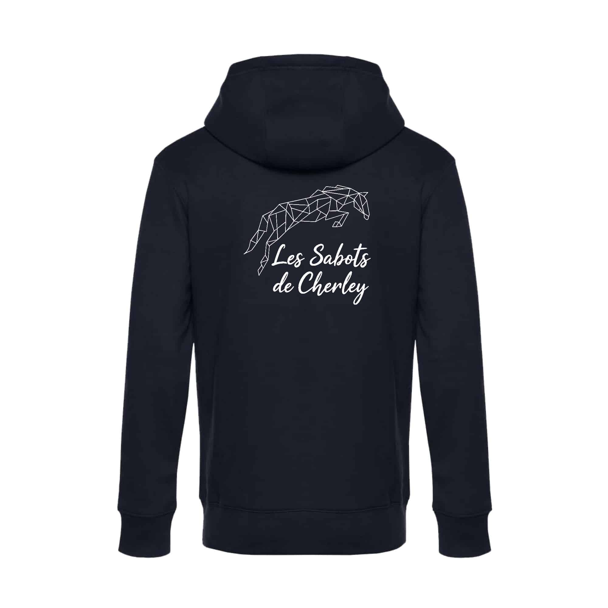 SWEAT ZIPPÉ (enfant) - Écurie les sabots de Cherley - Navy - K455 – Image 3