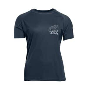 T-Shirt respirant (femme) - Écurie les sabots de Cherley - Navy - PK141